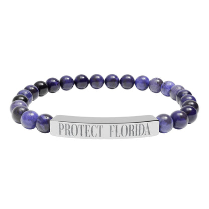Protect Florida Natural Stone Bracelet🛡️