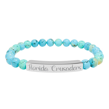Florida Crusaders Natural Stone Bracelet 💎