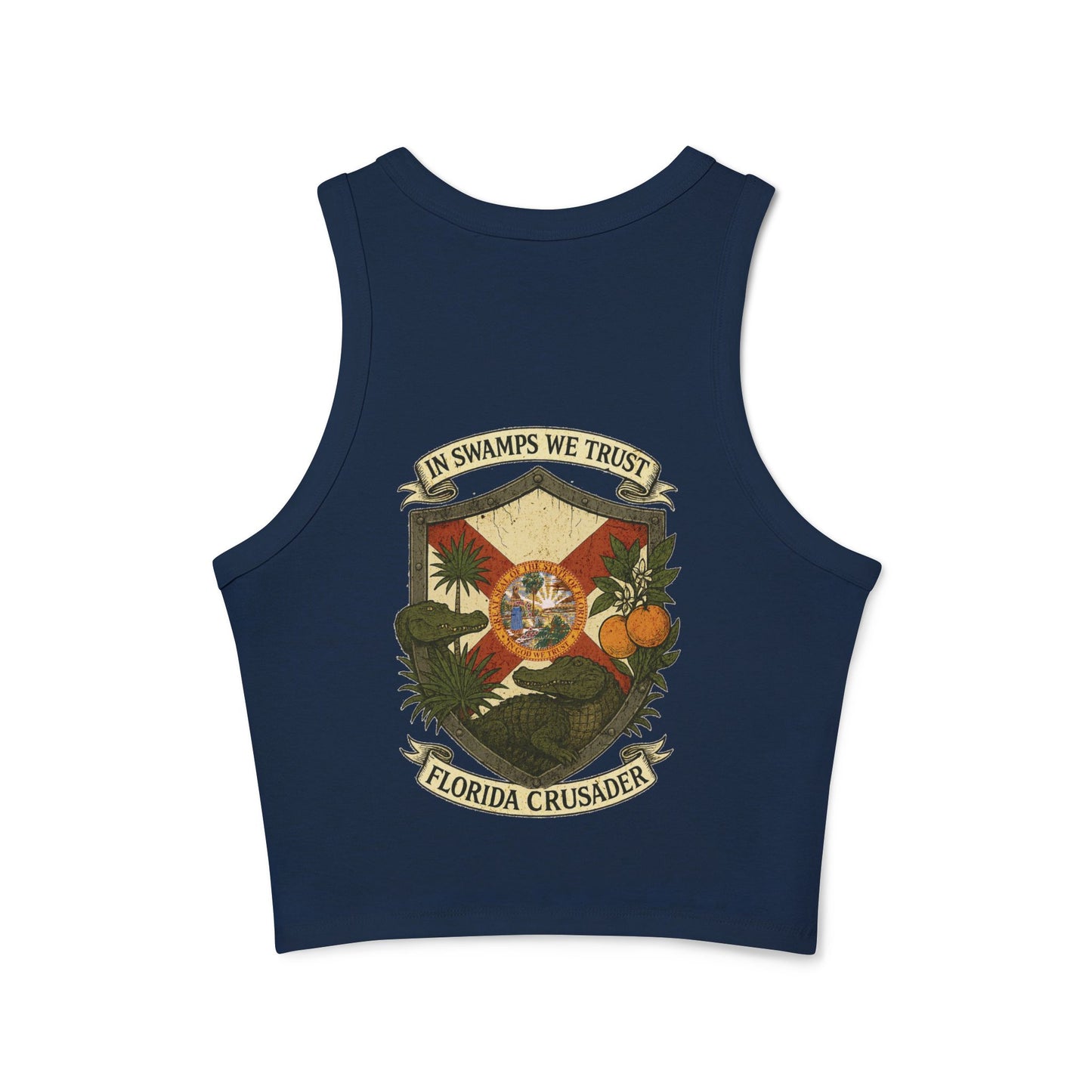 🛡️Florida Crusader Micro Rib Racer Tank