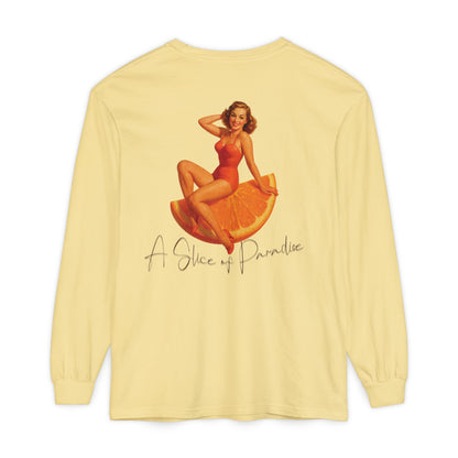 A Slice of Paradise Long Sleeve Tee🌞🍊