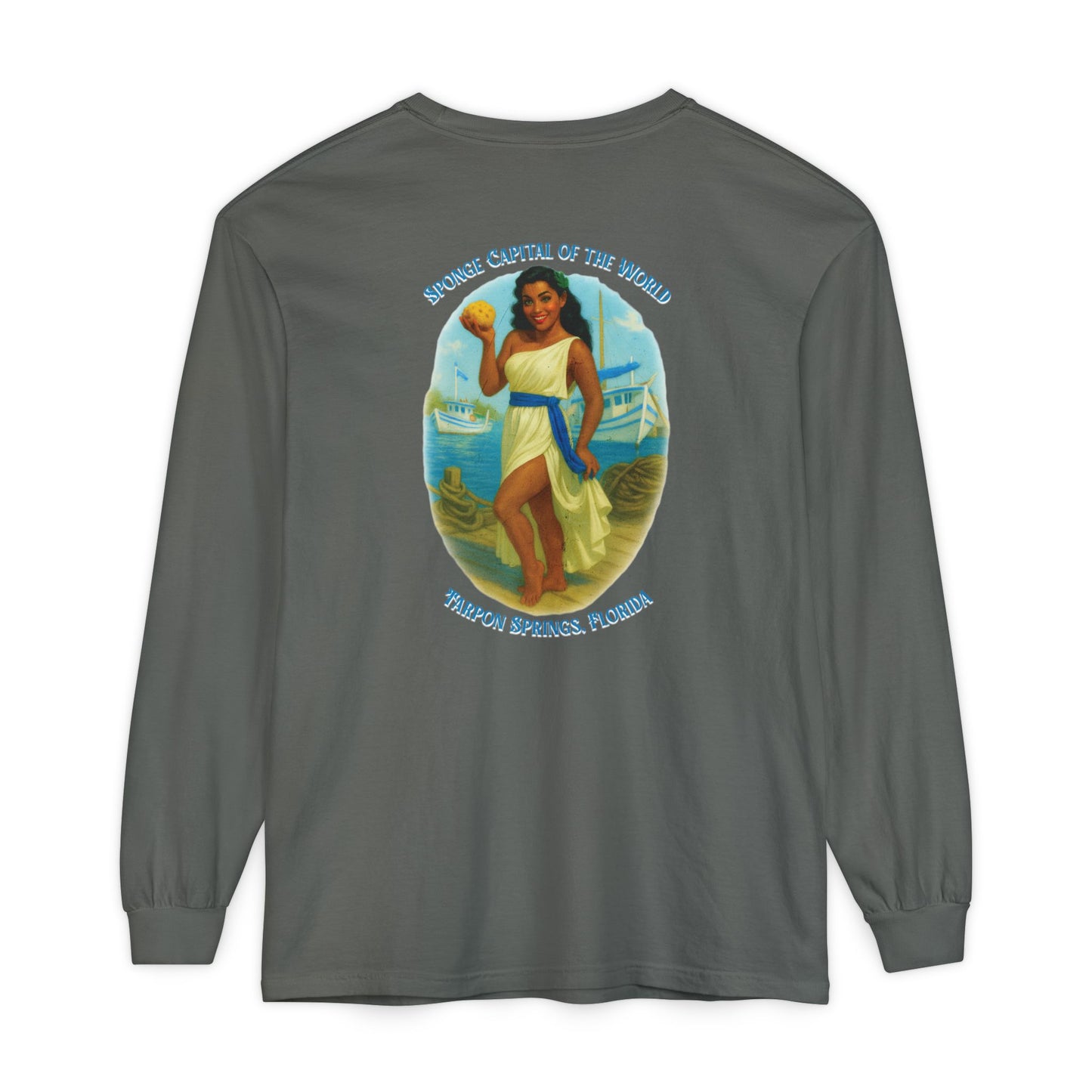 Tarpon Springs Sponge Docks Long Sleeve Tee🧽🏛️