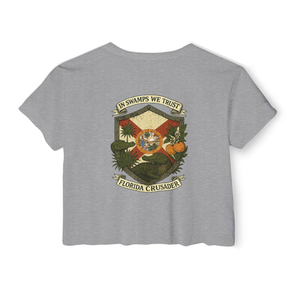 🛡️ Florida Crusader Crop Tee