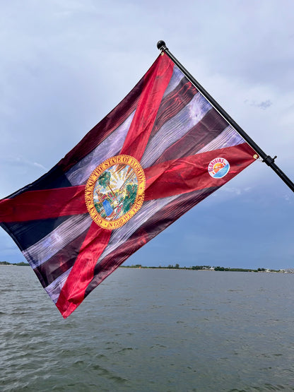 🚩 United State of Florida™ Double-Sided Outdoor Flags for Boats, Homes, Trucks, Side-by-Sides