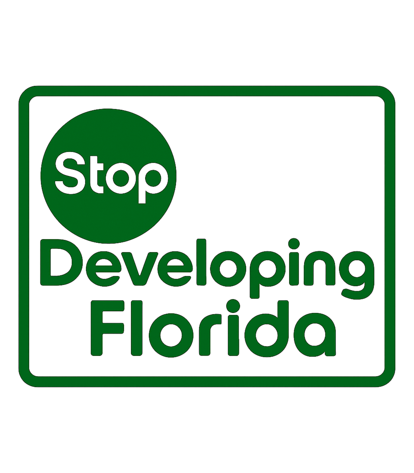 Stop Developing Florida (Where Living Is a Pleasure) Midweight Hoodie🟢